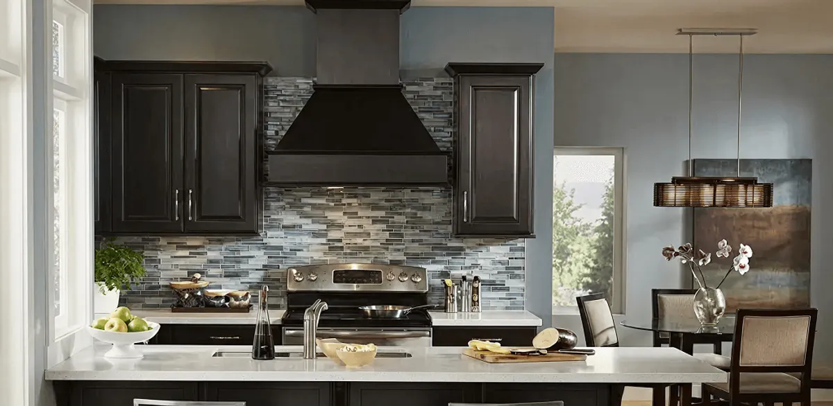 Kitchen cabinet painting and refinishing in a modern kitchen in Austin, TX