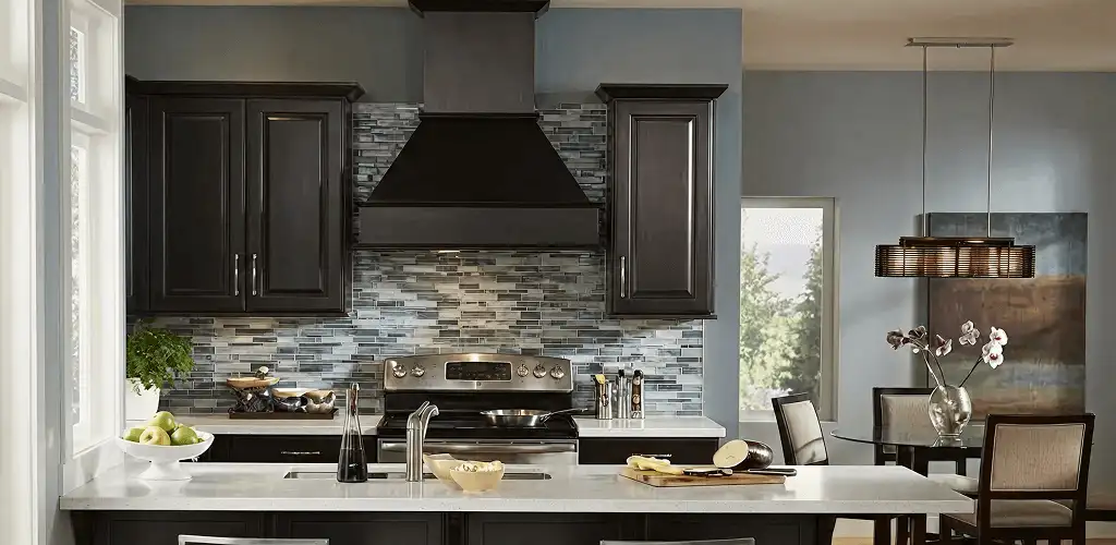 Kitchen cabinet painting and refinishing in a modern kitchen in Austin, TX